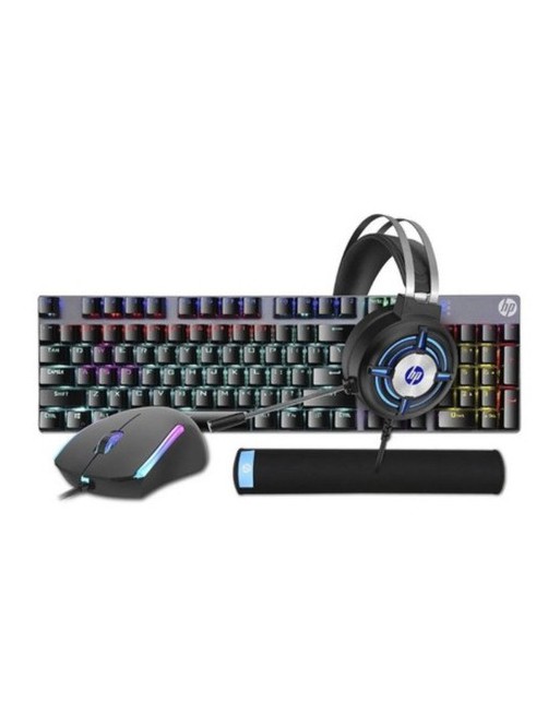 KIT GAMER (TEC-MOU-AUR-PAD) RETROILUMINADO PROFESSIONAL HP