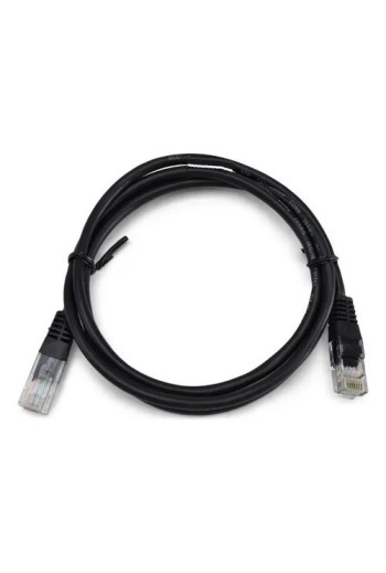 CABLE DE RED PATCH CORD 2MTS NEGRO LE-PAT2 LETOS