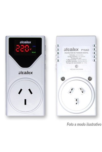 PROTECTOR DE TENSION DIGITAL 20AMP P20AD ATOMLUX