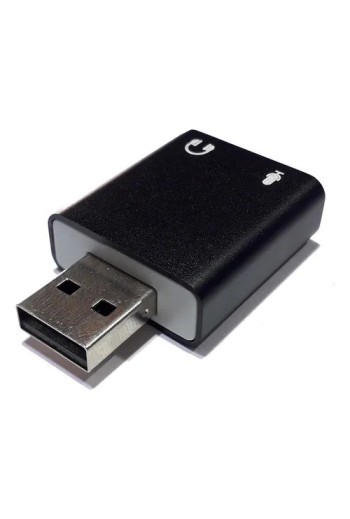 PLACA DE SONIDO USB NEGRA DX-PLUGUSB DINAX