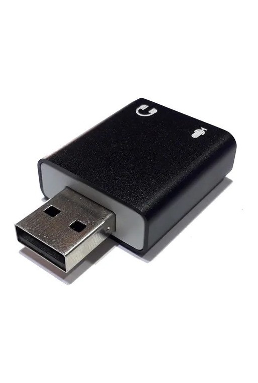 PLACA DE SONIDO USB NEGRA DX-PLUGUSB DINAX