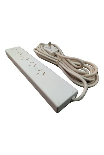 ZAPATILLA 5 TOMAS C/CABLE 5MTS C/TERMICA GHEMS