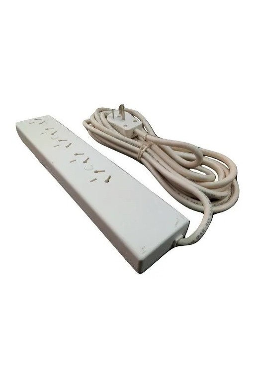 ZAPATILLA 5 TOMAS C/CABLE 5MTS C/TERMICA GHEMS