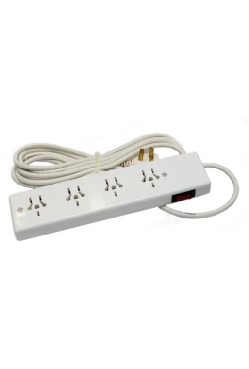 ZAPATILLA 4 TOMAS C/INTERRUPTOR 1.5MTS GMG