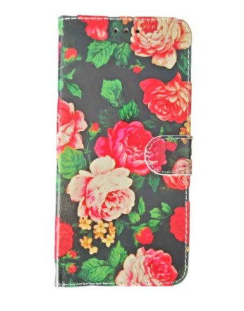 FLIP COVER MOTOROLA MOTO E4 PLUS FLORES KC