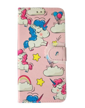 FLIP COVER MOTOROLA MOTO E4 UNICORNIOS KC