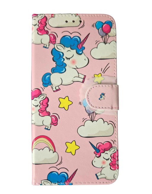 FLIP COVER MOTOROLA MOTO E4 UNICORNIOS KC