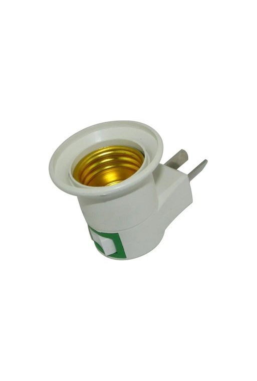 ADAPTADOR PARA FOCO E27 A 220V CON LLAVE