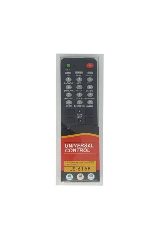 CONTROL REMOTO UNIVERSAL P/TV JS-616B