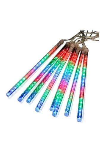 LUZ NAVIDEÑA TUBO LLUVIA X 8 RGB XM-14WW