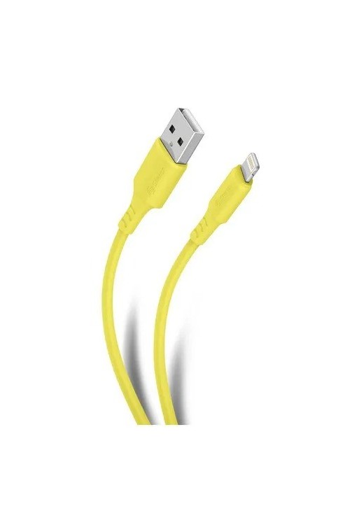 CABLE USB TIPO C A IPHONE 1MTS 27W AMARILLO EZ-W160 EZRA