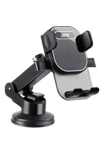 SOPORTE P/CELULAR SOPAPA Y AIRE EXTENSIBLE NEGRO HL119 EZRA