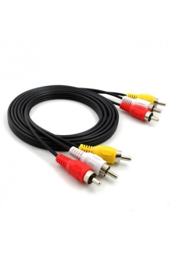 CABLE RCA M/M X 3 1.5MTS AL FAROUK