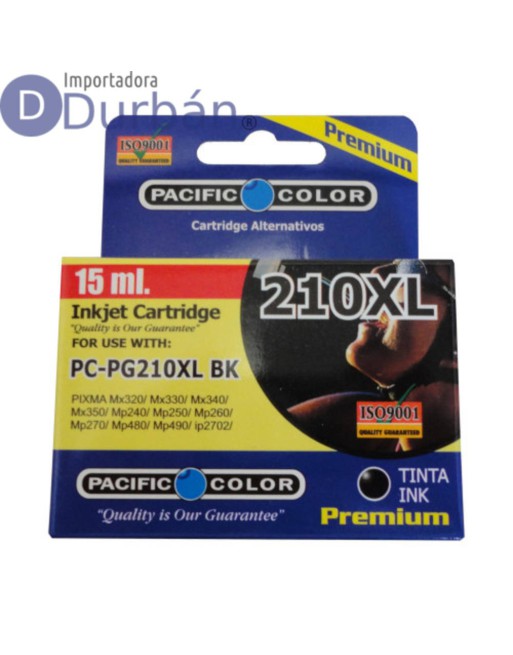 CARTUCHO CANON PC 210XL NEGRO PG210XL PACIFIC COLOR