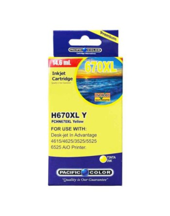 CARTUCHO HP PC 670XL AMARILLO PACIFIC COLOR