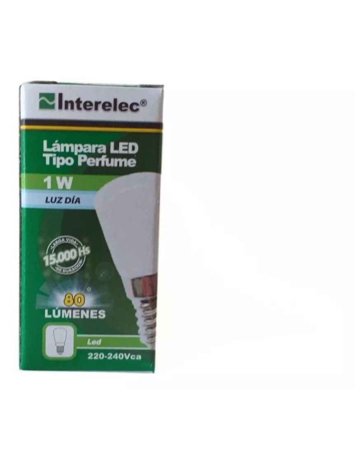 FOCO LED 2W LUZ DIA 200 LUMINES E14 INTERELEC