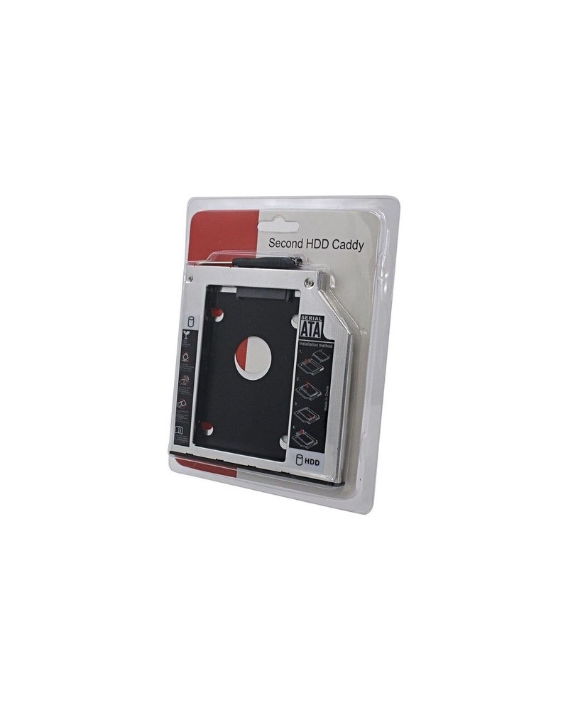 ADAPTADOR PARA DISCO DE NOTEBOOK 9.5MM CADDY NS-CAD NETMAK