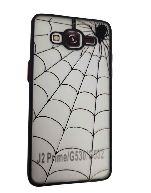 TPU SAMSUNG J2 PRIME/G530/G532 ULTRA FINA TRANSPARENTE DISEÑO TELA ARAÑA NEGRO DASH TPU SAMSUNG J2 PRIME/G530/G532 ULTRA FINA TRANSPARENTE DISEÑO TELA ARAÑA NEGRO DASH