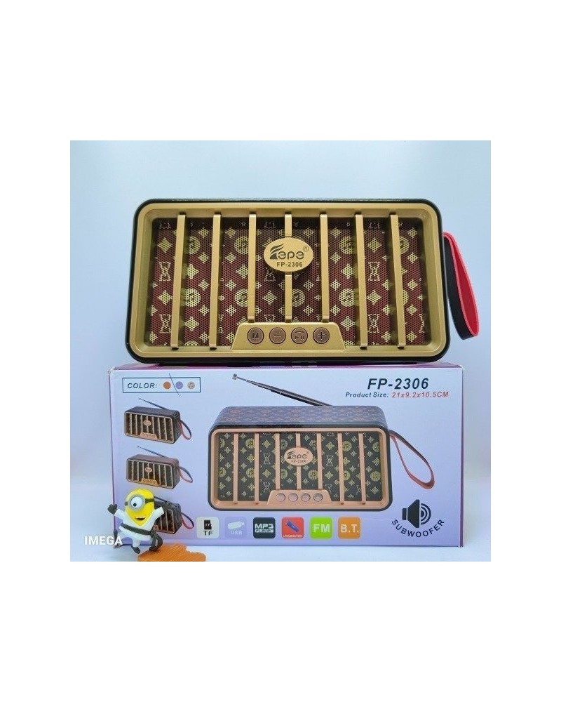 RADIO VINTAGE C/USB SUBWOOFER FP-2306 EPE