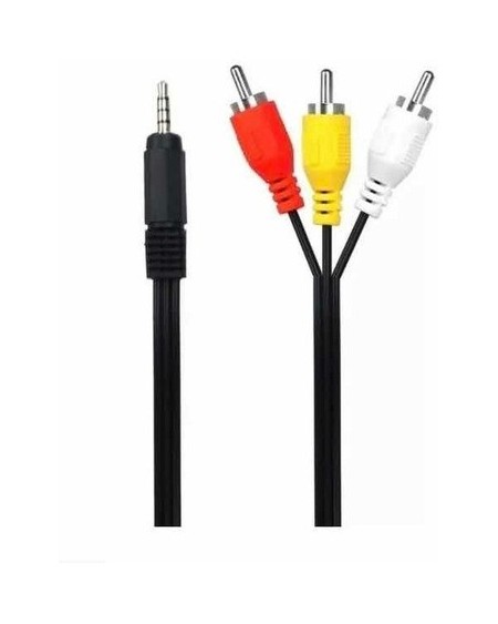 CABLE 3.5 M A RCA M X 3 1.5MTS DX-35RCA15 DINAX