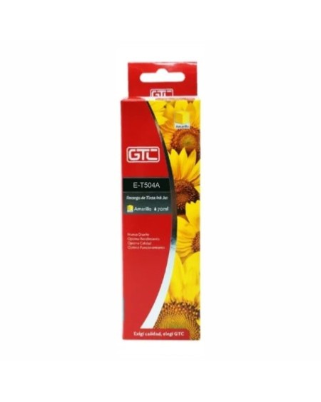 TINTA EPSON E-T504A AMARILLO 70ML GTC