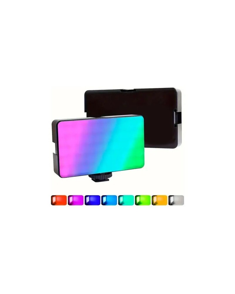 PANEL DE LUZ PORTATIL P/CEL FRIO/CALIDO/RGB LED-83003 TIME