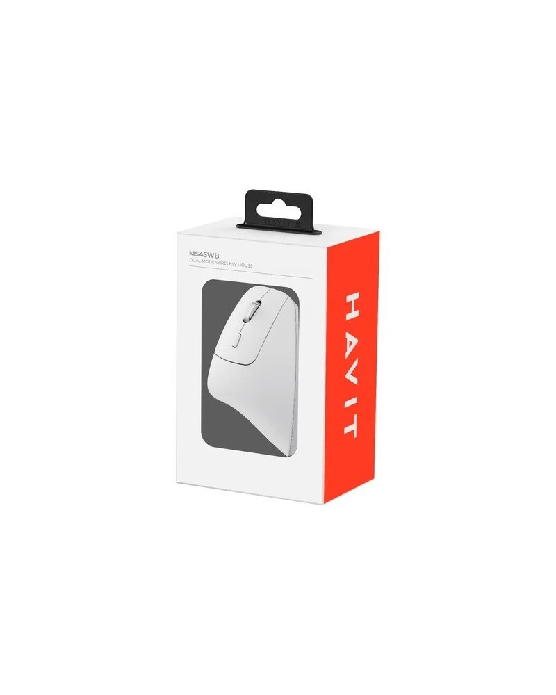 MOUSE WLS BLUETOOTH BLANCO DUAL MODE MS45WB HAVIT