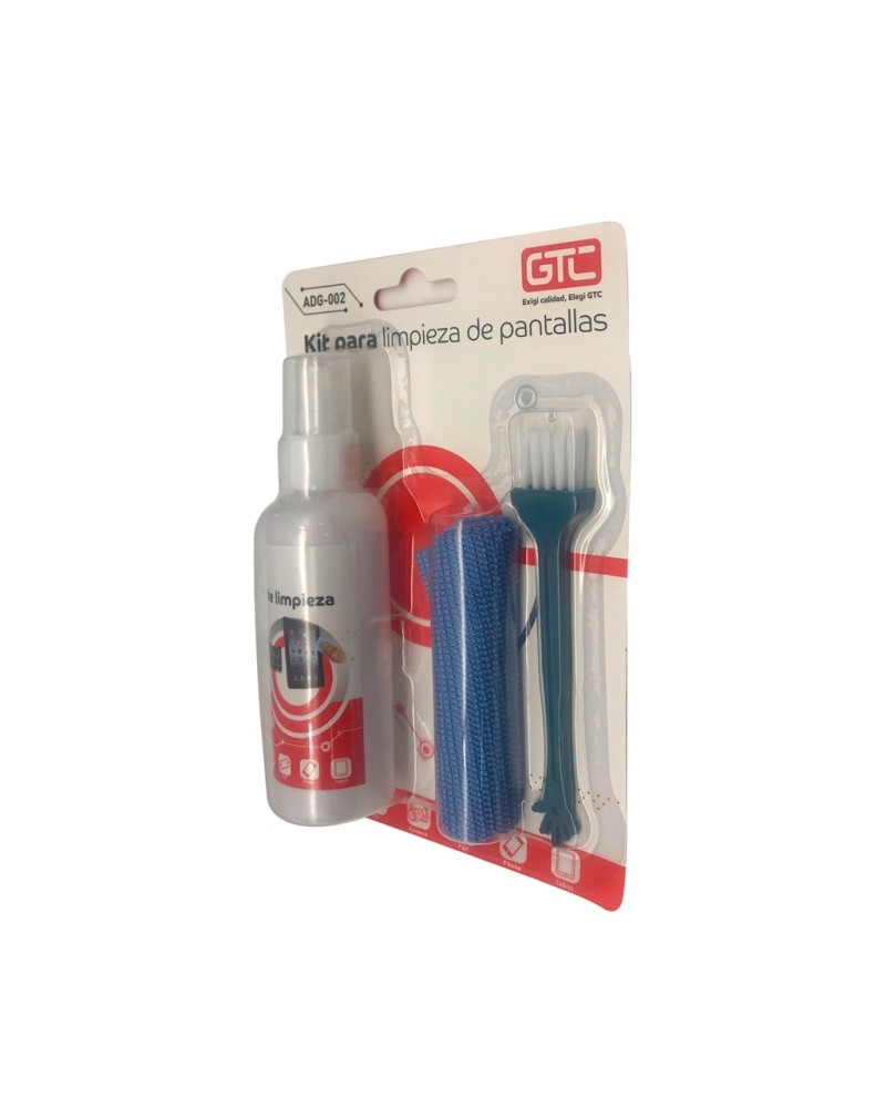 KIT DE LIMPIEZA LIQUIDO, PAÑO Y CEPILLO ADG-002 GTC