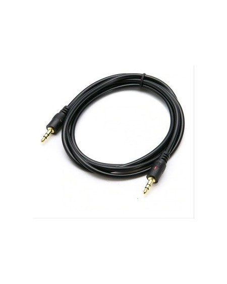 CABLE AUXILIAR 3.5 M/M 1.5MTS NEGRO PUNTA DORADA