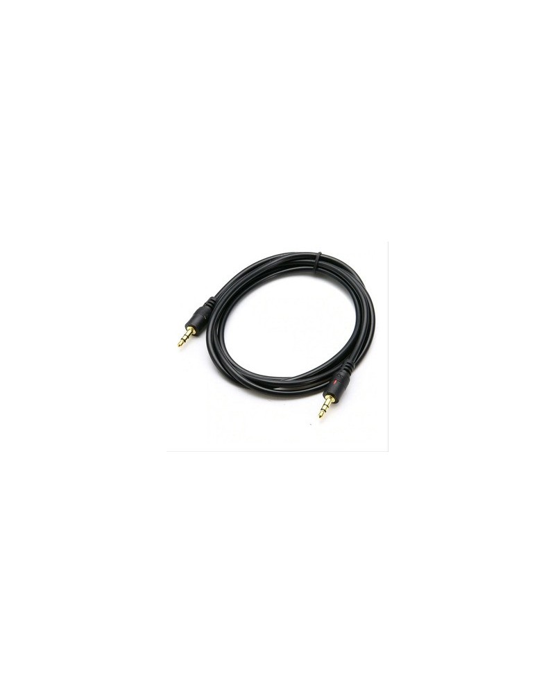 CABLE AUXILIAR 3.5 M/M 1.5MTS NEGRO PUNTA DORADA
