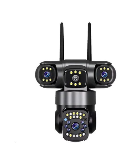CAMARA IP ROBOTICA 360 EXTERIOR 3 LENTES INTELIGENTE SMQ11