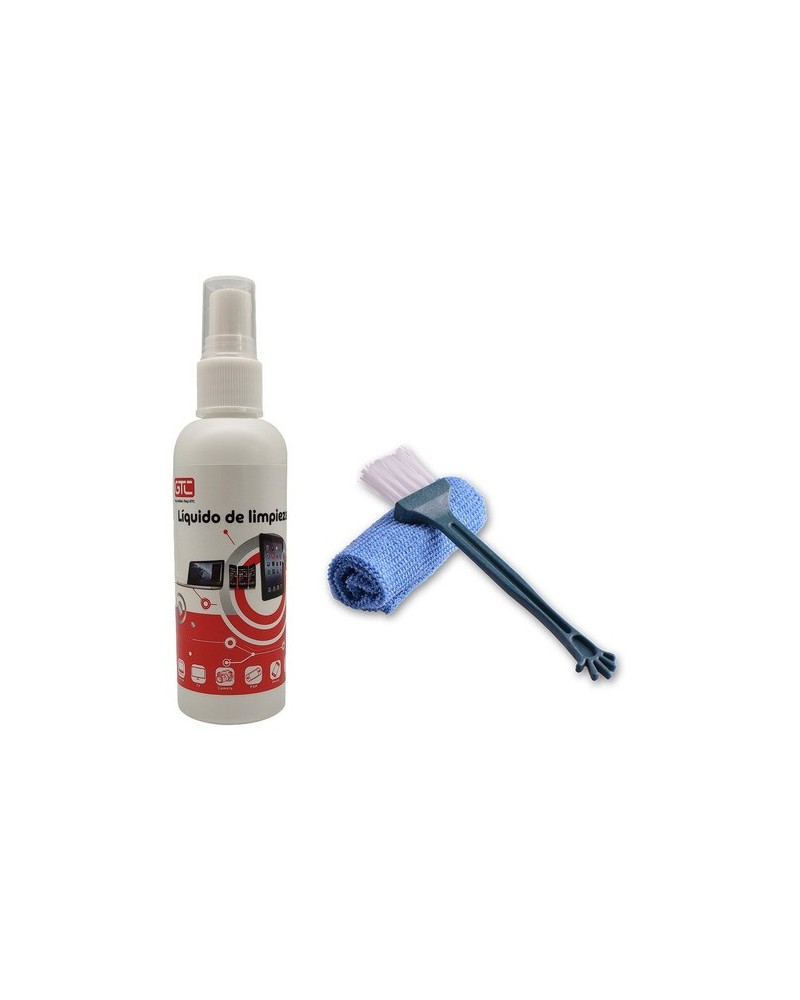 KIT DE LIMPIEZA LIQUIDO, PAÑO Y CEPILLO ADG-002 GTC