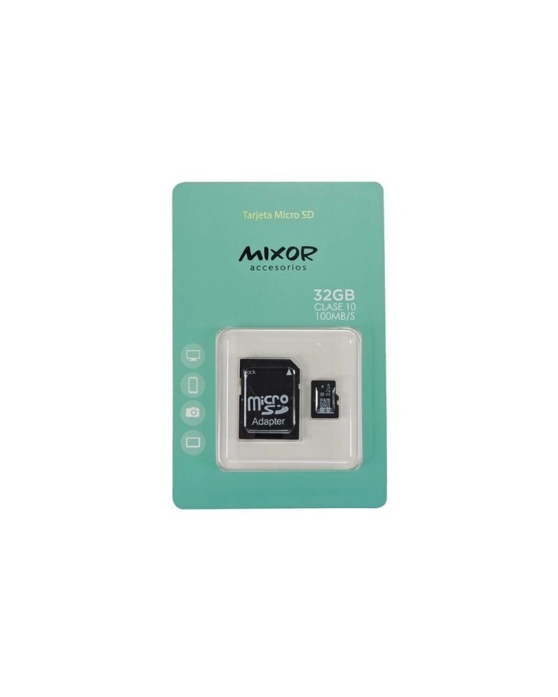 MEMORIA MICRO SD 62GB CALSE10 100MBPS MIXOR