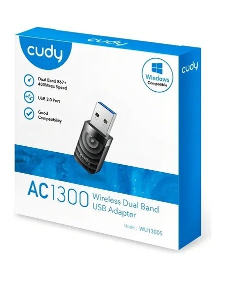 ETH USB WLS 867+400MBPS DOBLE BANDA AC1300 CUDY