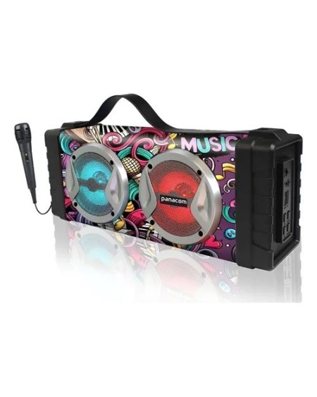 PARLANTE BLUETOOTH 20W TWS T68CM GRAFFITI SP-3068CM PANACOM