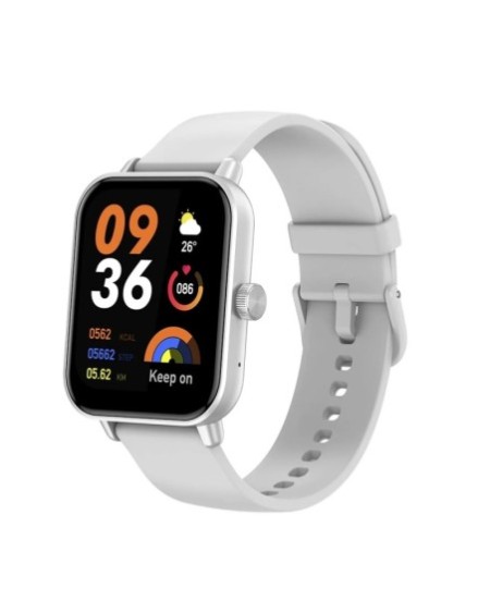 RELOJ INTELIGENTE SMART WATCH PLATEADO 1.91 KVR-716 KOLKE
