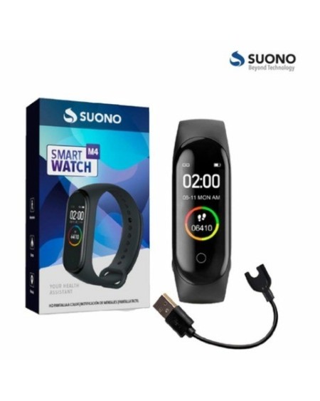 RELOJ INTELIGENTE BAND ROJO M4 SUONO