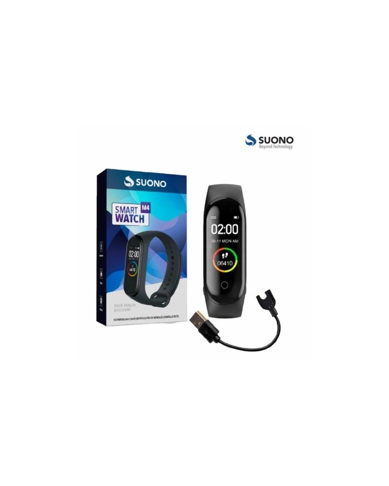 RELOJ INTELIGENTE BAND ROJO M4 SUONO