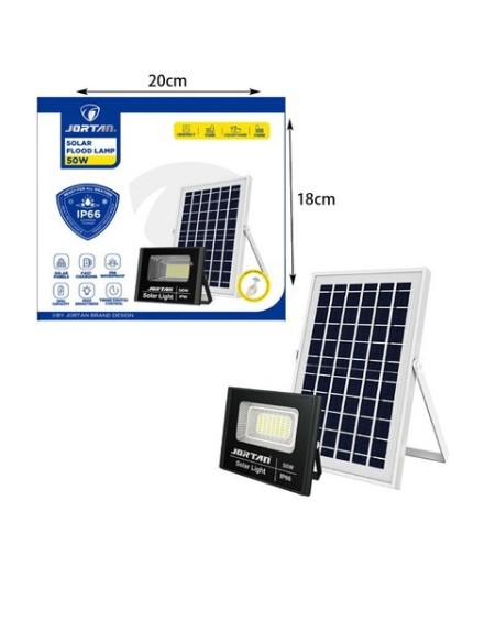 REFLECTOR SOLAR 50W C/CONTROL IP66 JORTAN