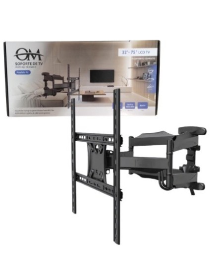 SOPORTE P/TV LED MOVIL 32"-75" 37KG VESA 400X400RESISTENCIA PREMIUN TVF-12 HYTOSHY