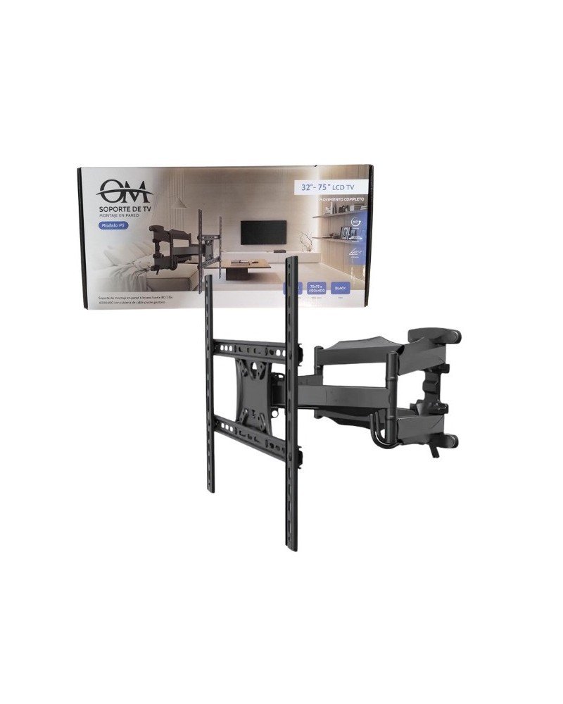 SOPORTE P/TV LED MOVIL 32"-75" 37KG VESA 400X400RESISTENCIA PREMIUN TVF-12 HYTOSHY