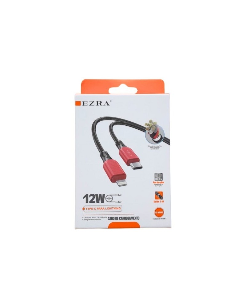 CABLE TIPO C A IPHONE 27W 1MTS W36 EZRA