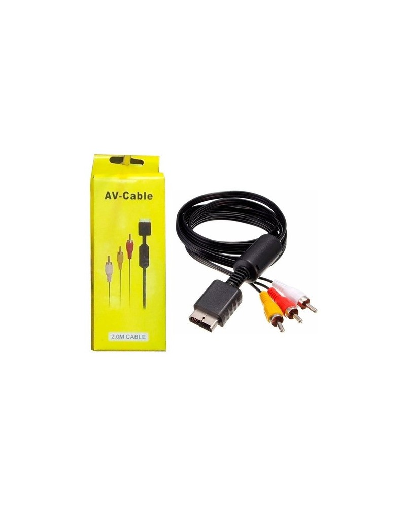 CABLE P/PLAY STATION 2 2MTS CAJA AMARILLA
