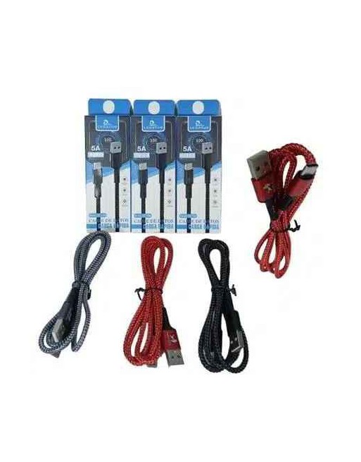CABLE USB TIPO C DE CORDON REFORZADO 5AMP LEGATUS