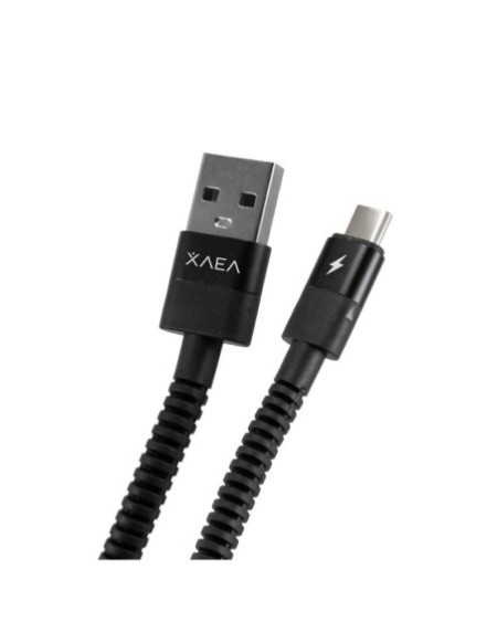 CABLE USB TIPO C 3.1AMP NEGRO ALO