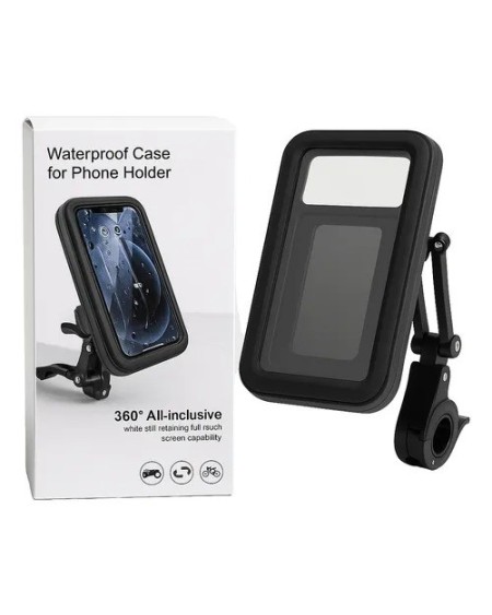 SOPORTE P/CELULAR P/BICI PROTECCION DE AGUA 360 TODO INCLUIDO JK-LX03