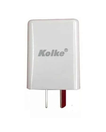 CARGADOR 220V A USB CABEZAL 30W CARGA RAPIDA KCR-648 KOLKE