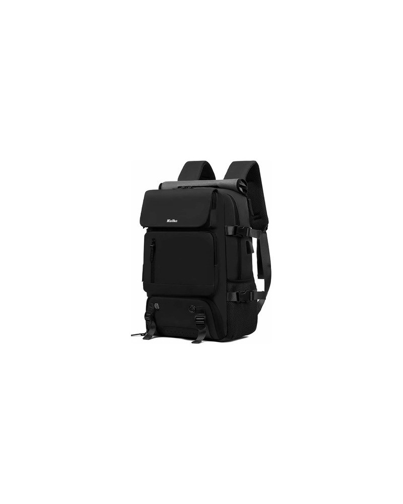 MOCHILA NEGRA MULTIFUNCION TREKKING KVN-709 KOLKE