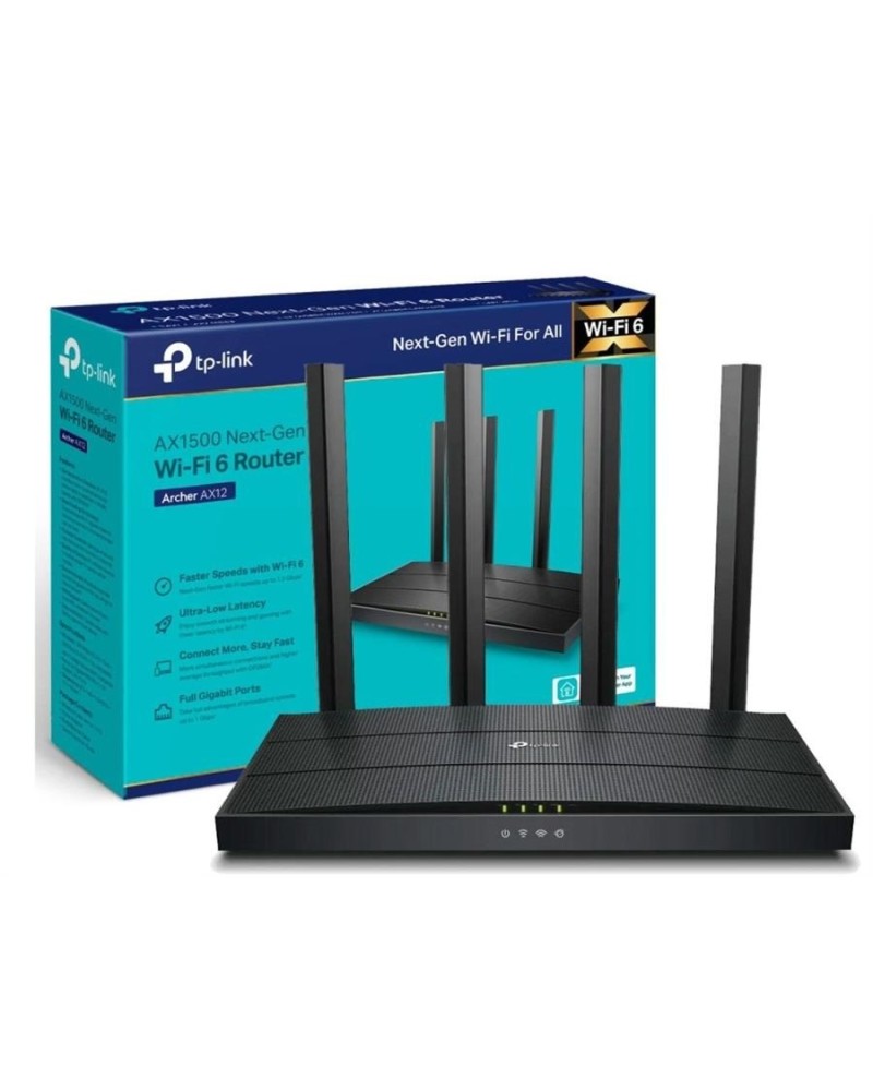ROUTER WLS 4 ANTENAS 5GB WI-FI 6 AX1500 TP-LINK