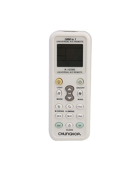 CONTROL REMOTO UNIVERSAL P/AIRE ACONDICIONADO K-102